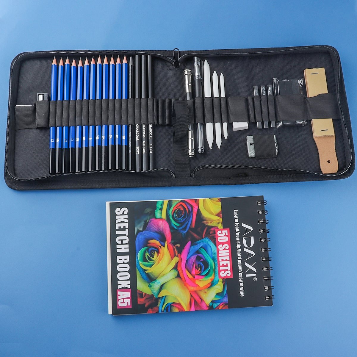 Black Wood 35 Pc Sketching Kit Drawing Pencils for Artists Kit, Packaging  Size: 20 X 10 X 5 Centimeters