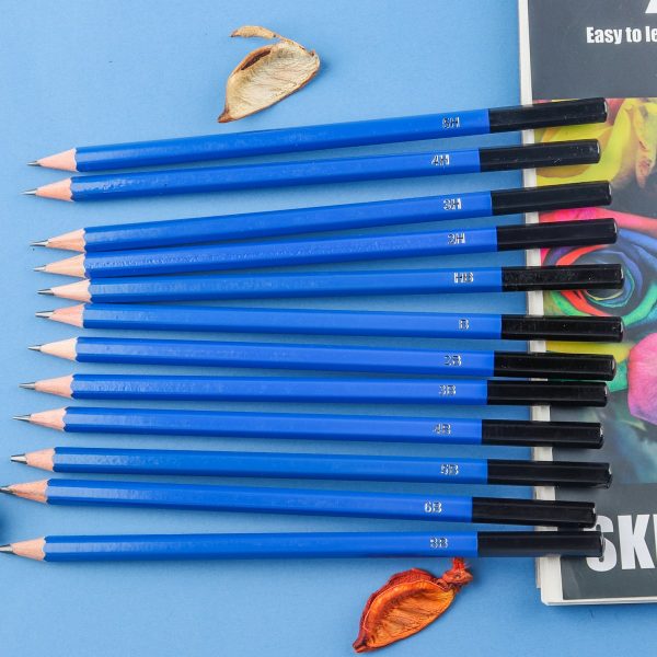Art Supplies, 126-Piece Drawing Pencils and Sketch Set , Professional  Drawing Kit Includes Graphite, Charcoals ,Zippered