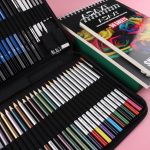ADAXI 43 Piece Colored Pencils Set