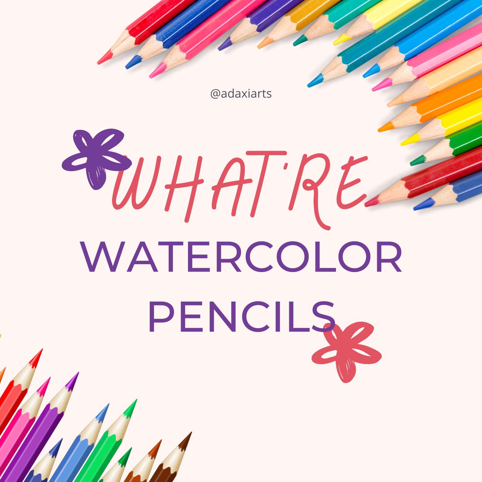 what are watercolor pencils