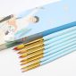 adaxi 7 piece watercolor brushes blue handle